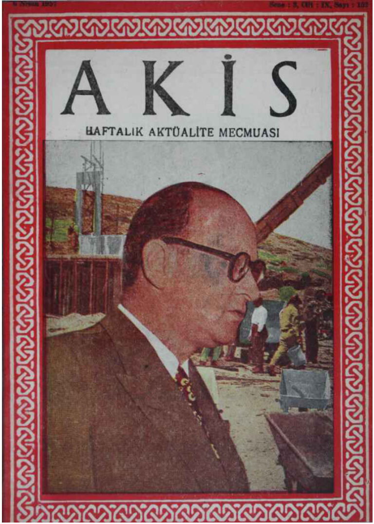 Akis Sayı 152 1957 Kitap Kapağı