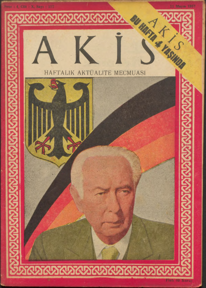 Akis Sayı 157 1957 PDF İndir – Metin Toker