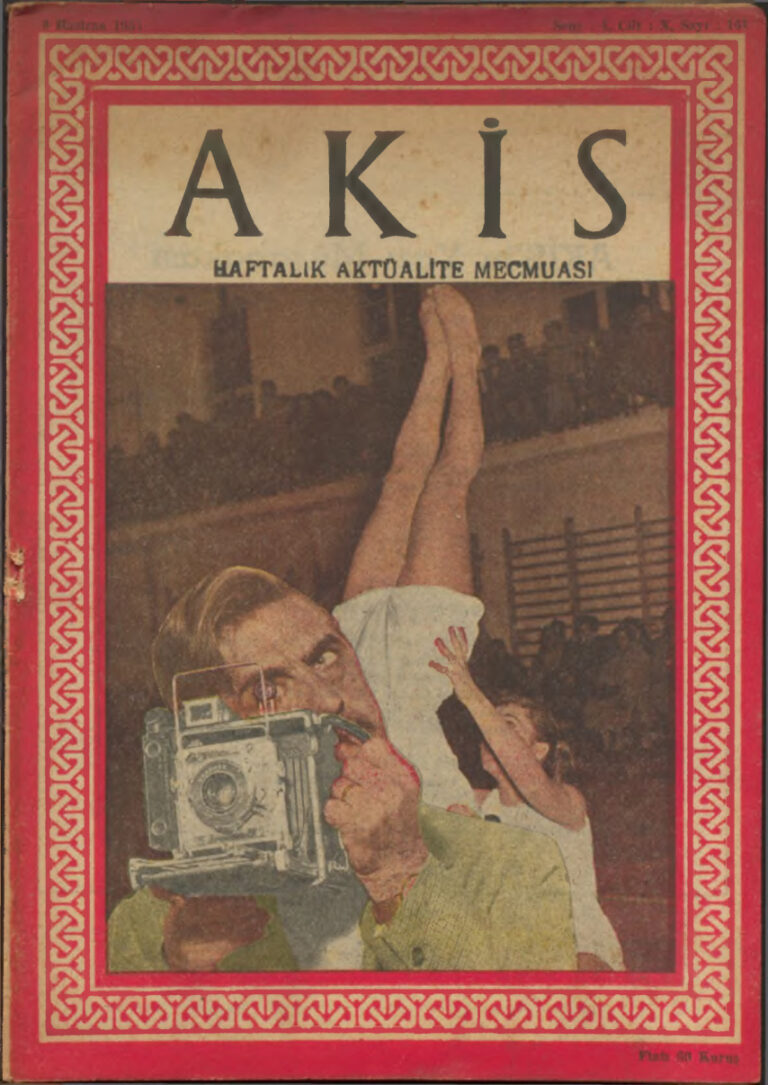 Akis Sayı 161 1957 Kitap Kapağı