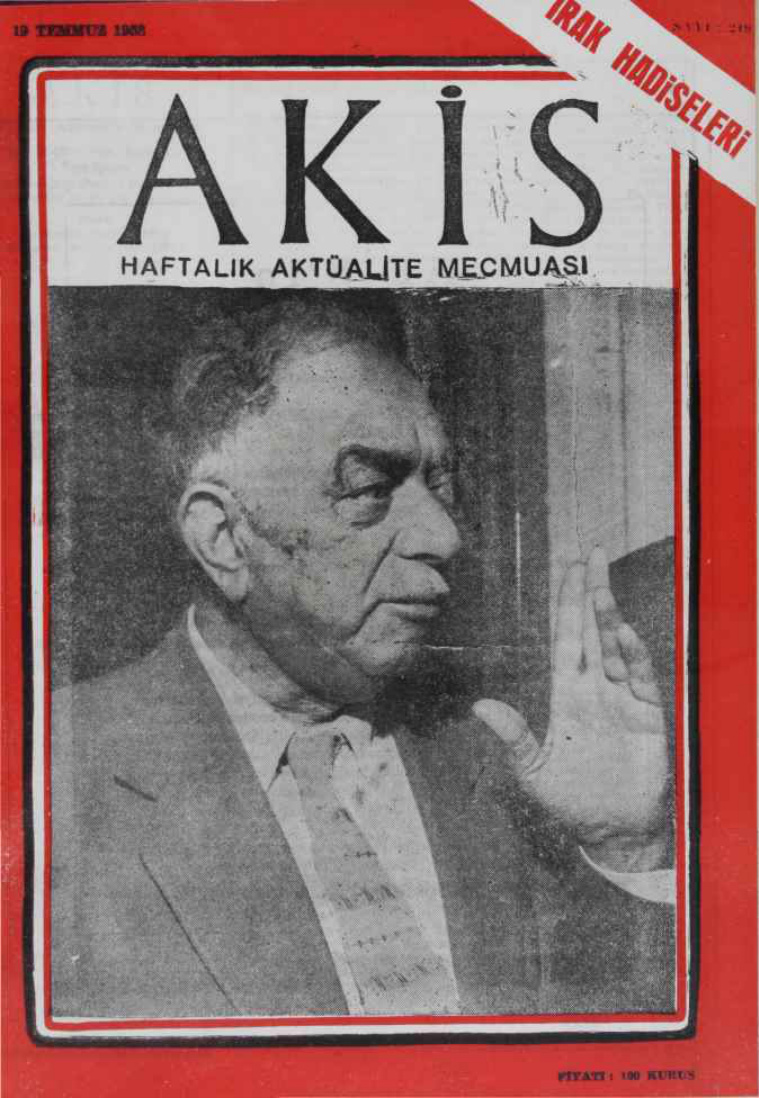 Akis Sayı 219 1958 PDF İndir – Metin Toker