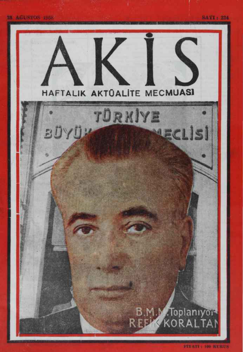 Akis Sayı 224 1958 PDF İndir – Metin Toker