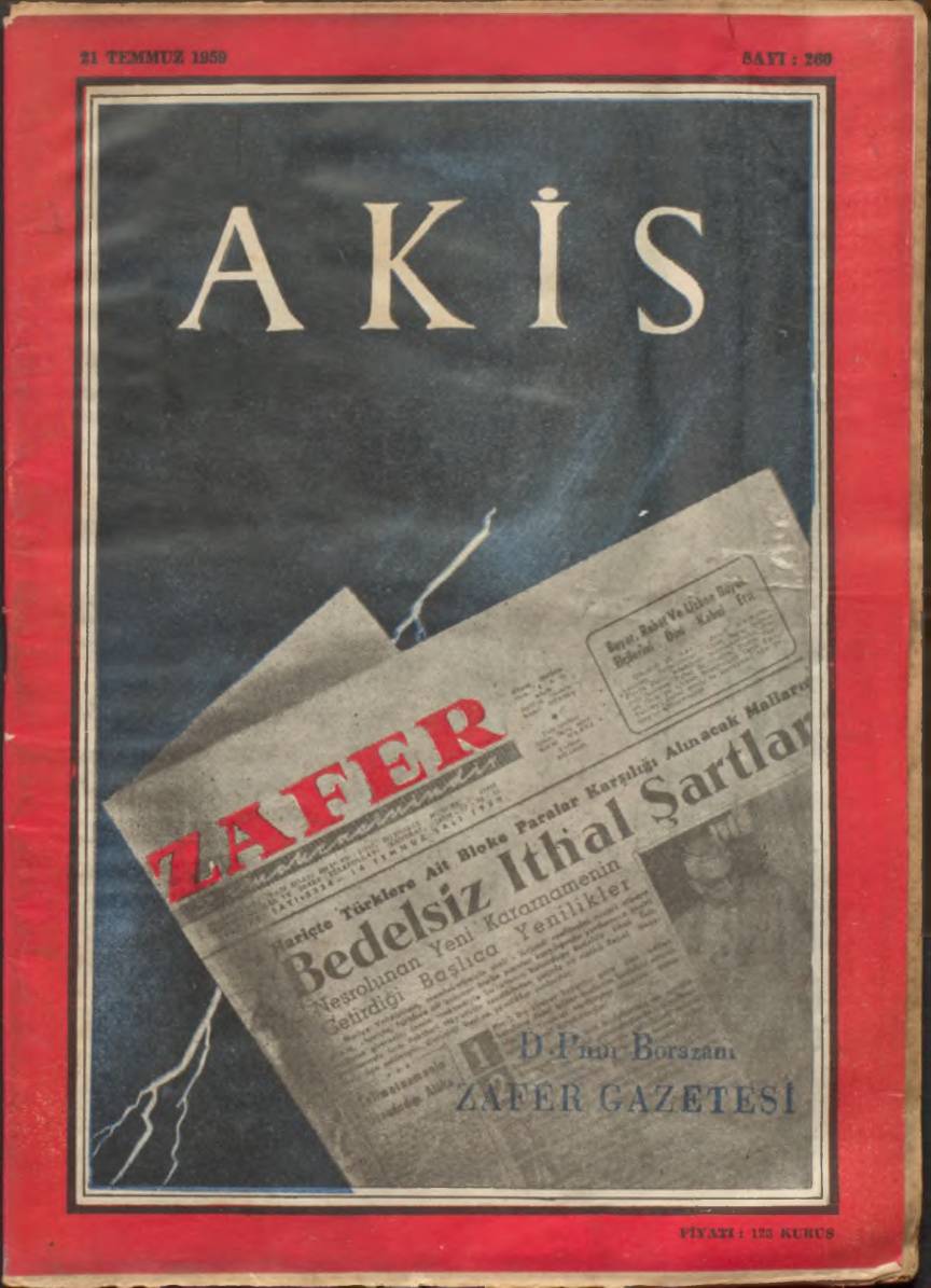 Akis Sayı 260 1959 PDF İndir – Metin Toker