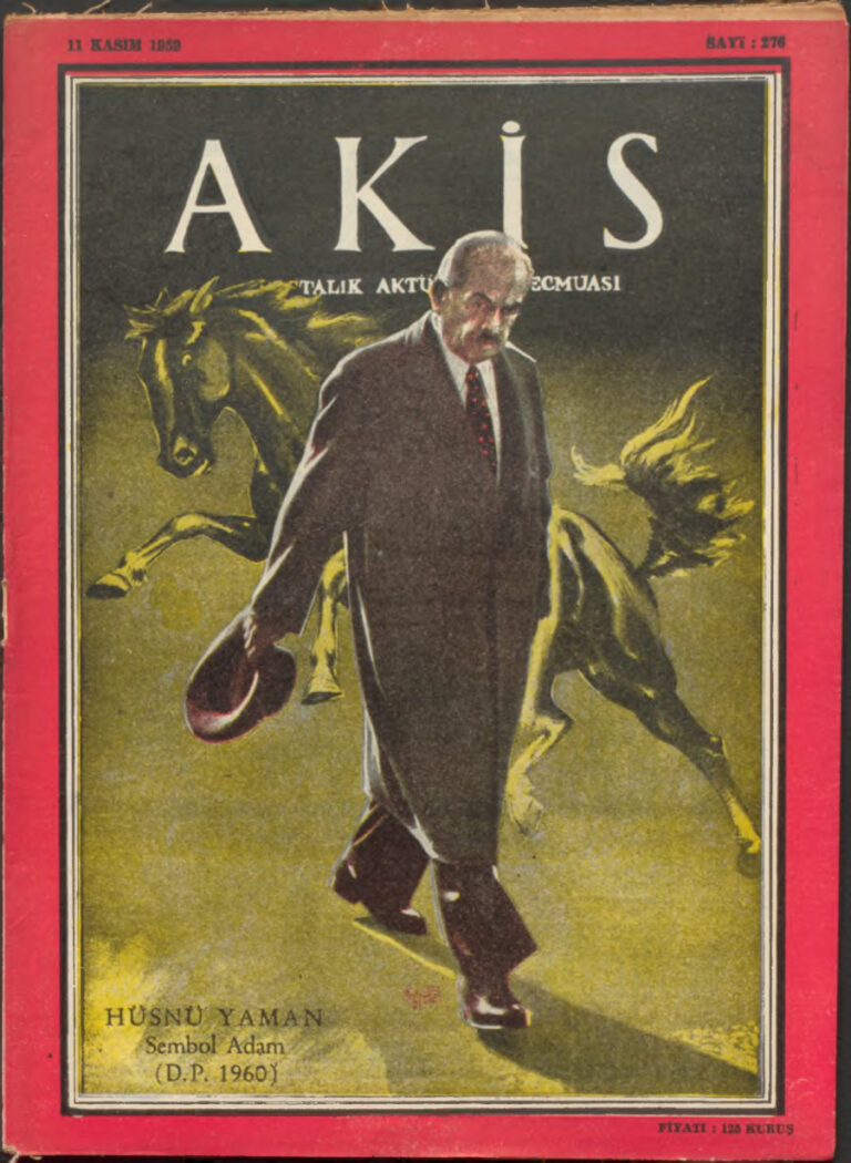 Akis Sayı 276 1959 Kitap Kapağı
