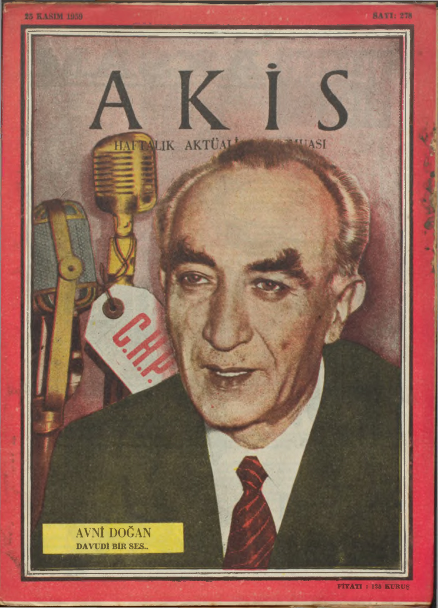 Akis Sayı 278 1959 PDF İndir – Metin Toker