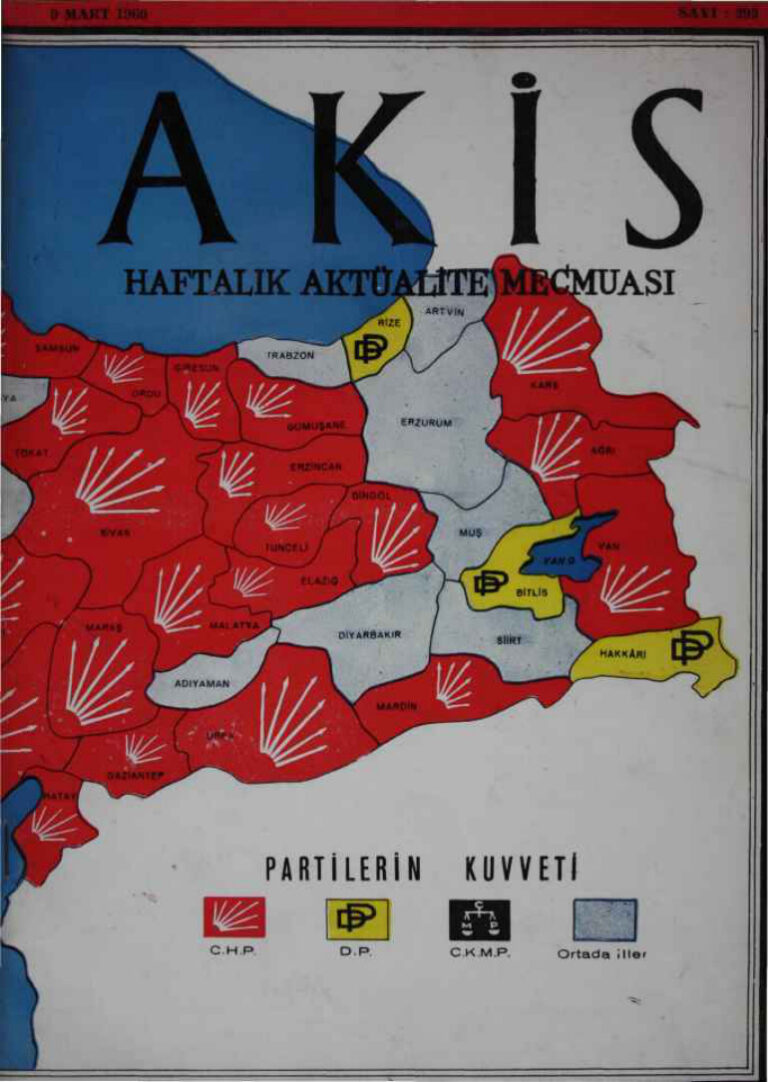 Akis Sayı 293 1960 Kitap Kapağı