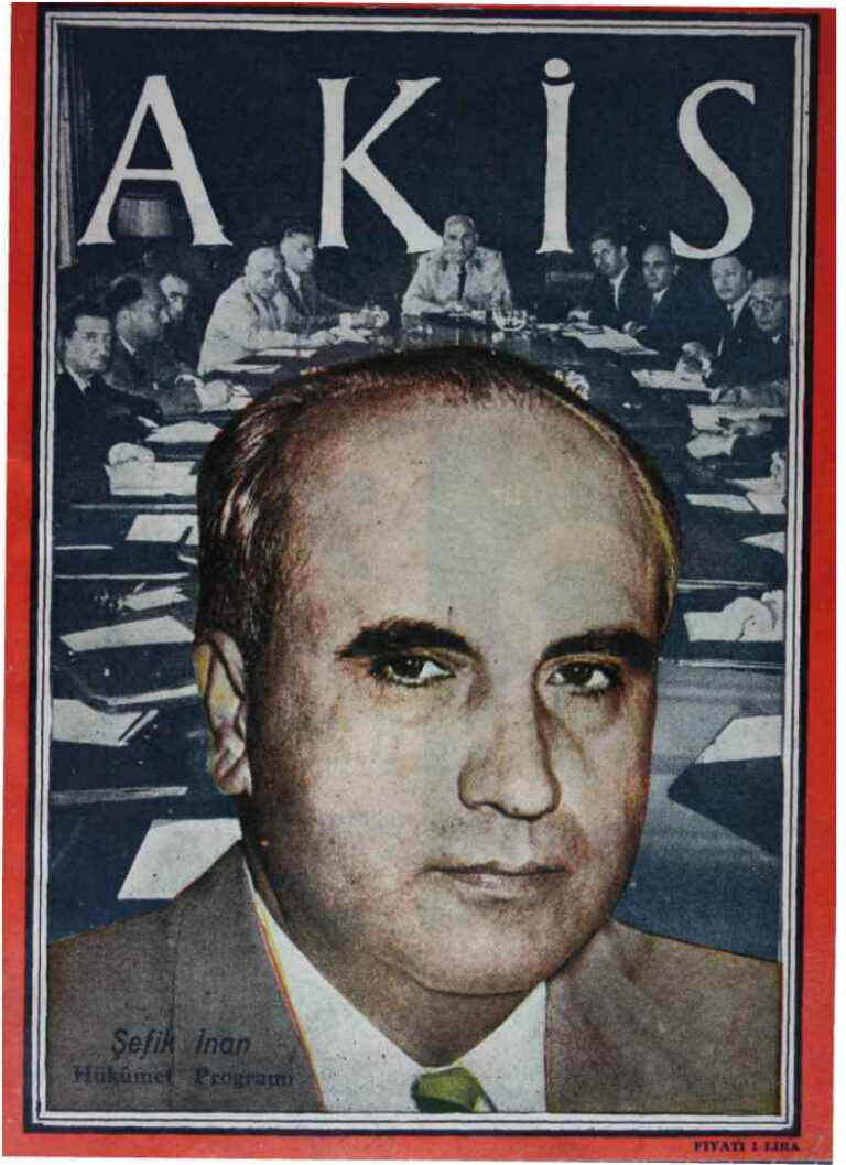 Akis Sayı 308 1960 Kitap Kapağı