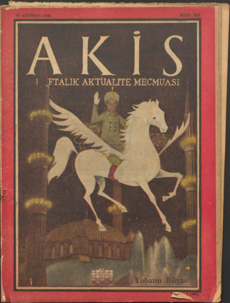 Akis Sayı 315 1960 Kitap Kapağı