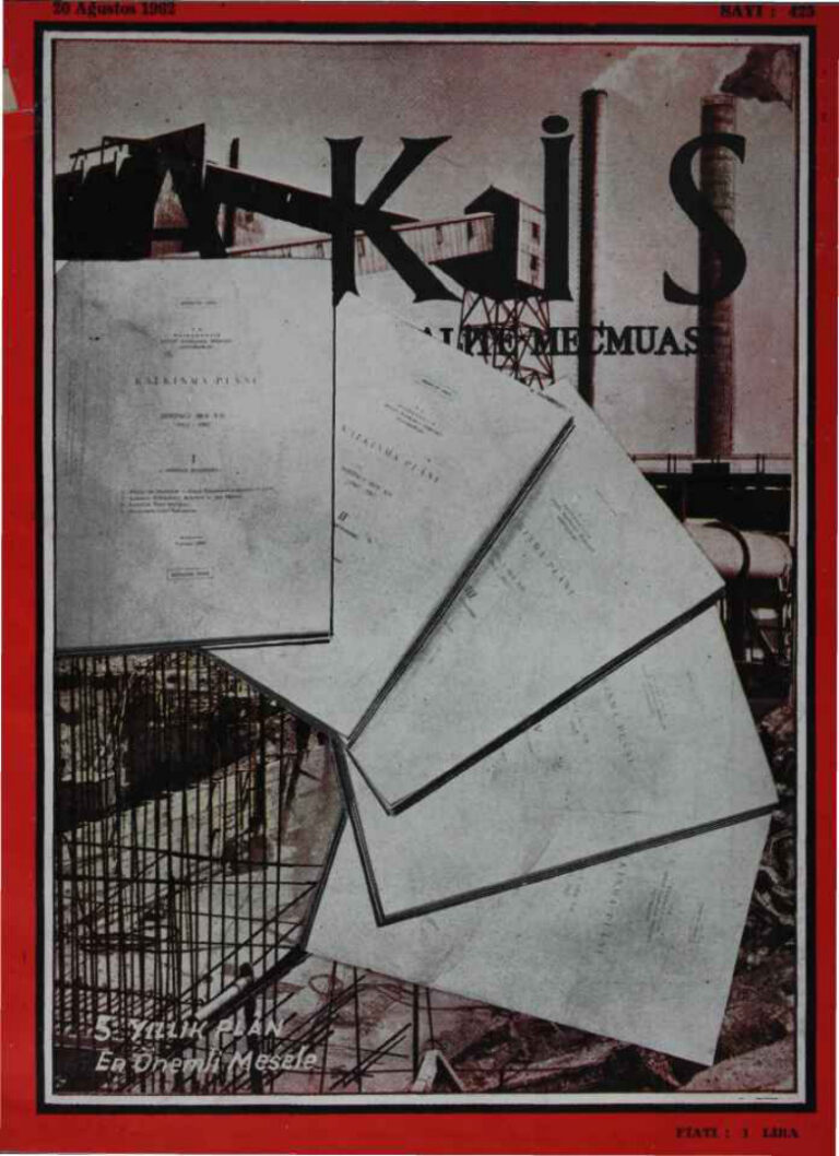 Akis Sayı 425 1962 Kitap Kapağı