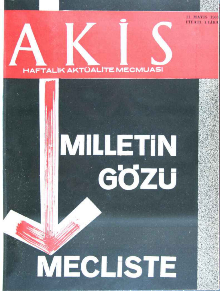 Akis Sayı 463 1963 Kitap Kapağı