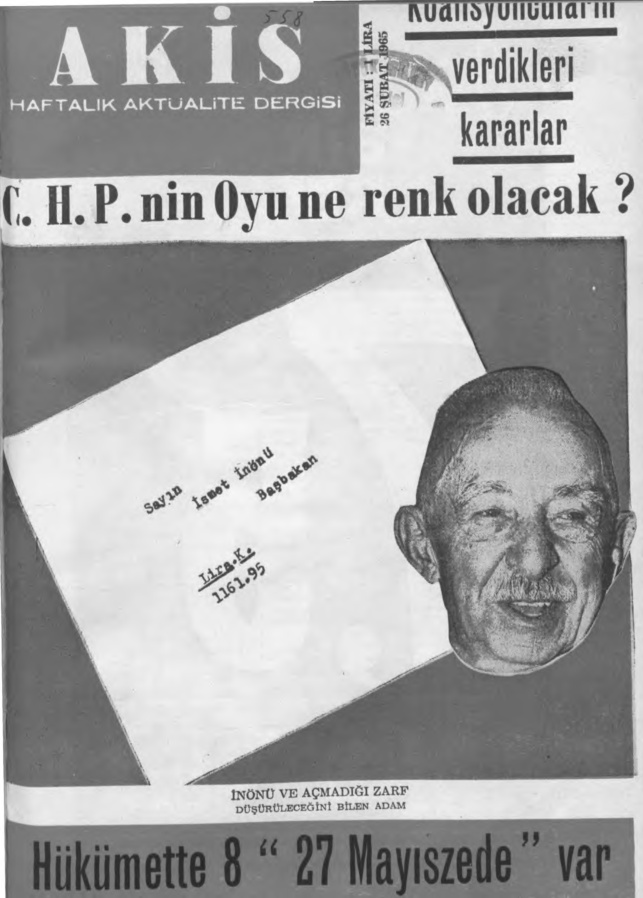 Akis Sayı 558 1965 PDF İndir – Metin Toker