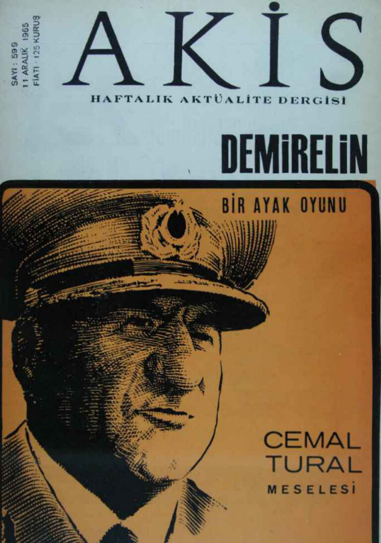 Akis Sayı 599 1965 Kitap Kapağı