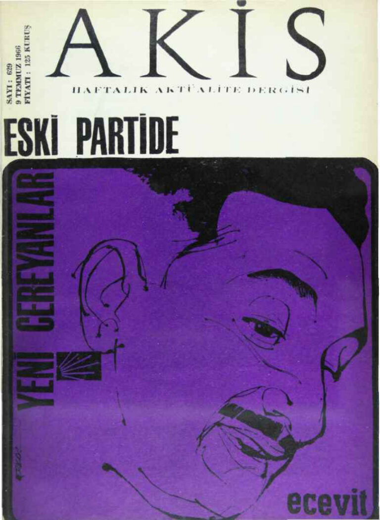 Akis Sayı 629 1966 Kitap Kapağı