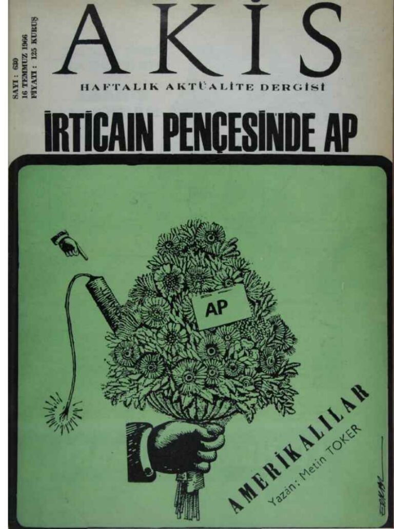 Akis Sayı 630 1966 Kitap Kapağı