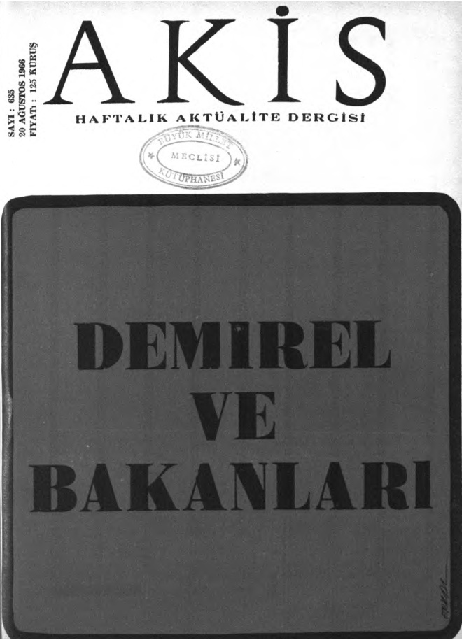 Akis Sayı 635 1966 PDF İndir – Metin Toker