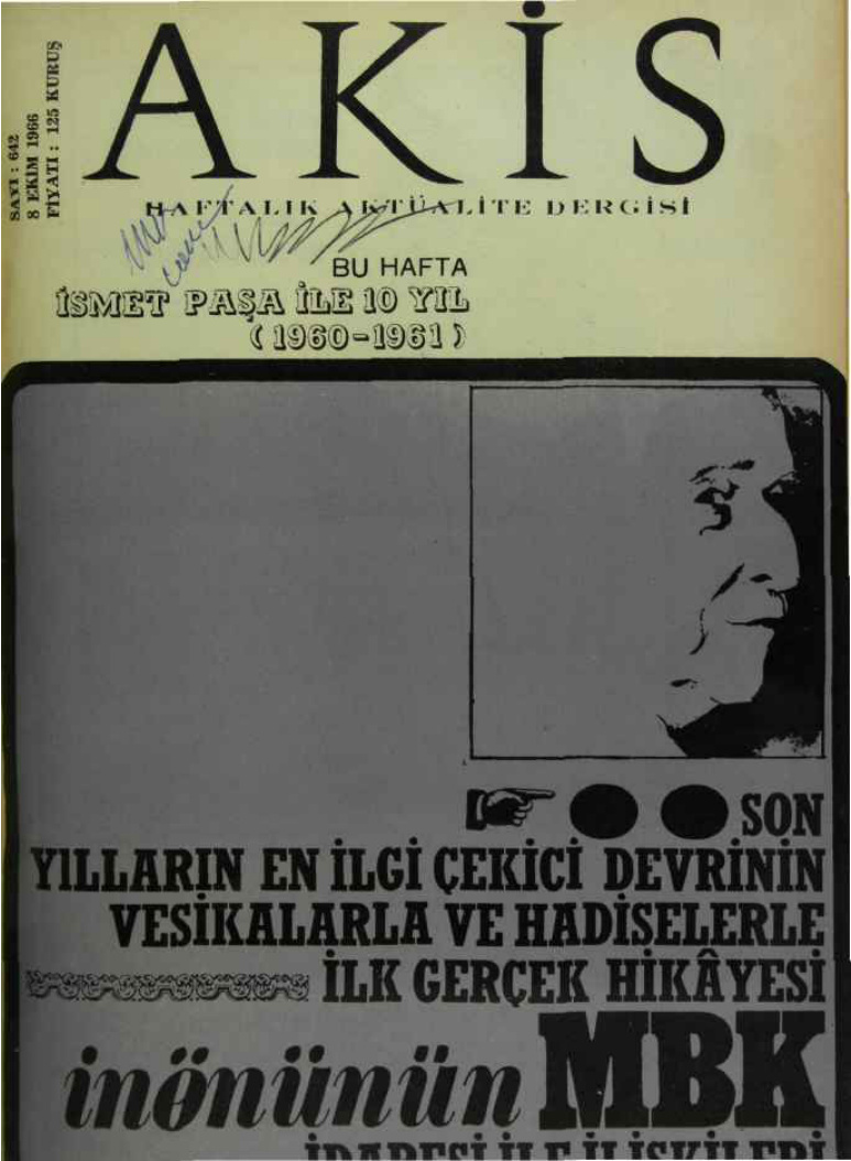 Akis Sayı 642 1966 PDF İndir – Metin Toker
