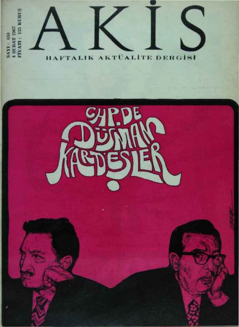 Akis Sayı 659 1967 Kitap Kapağı