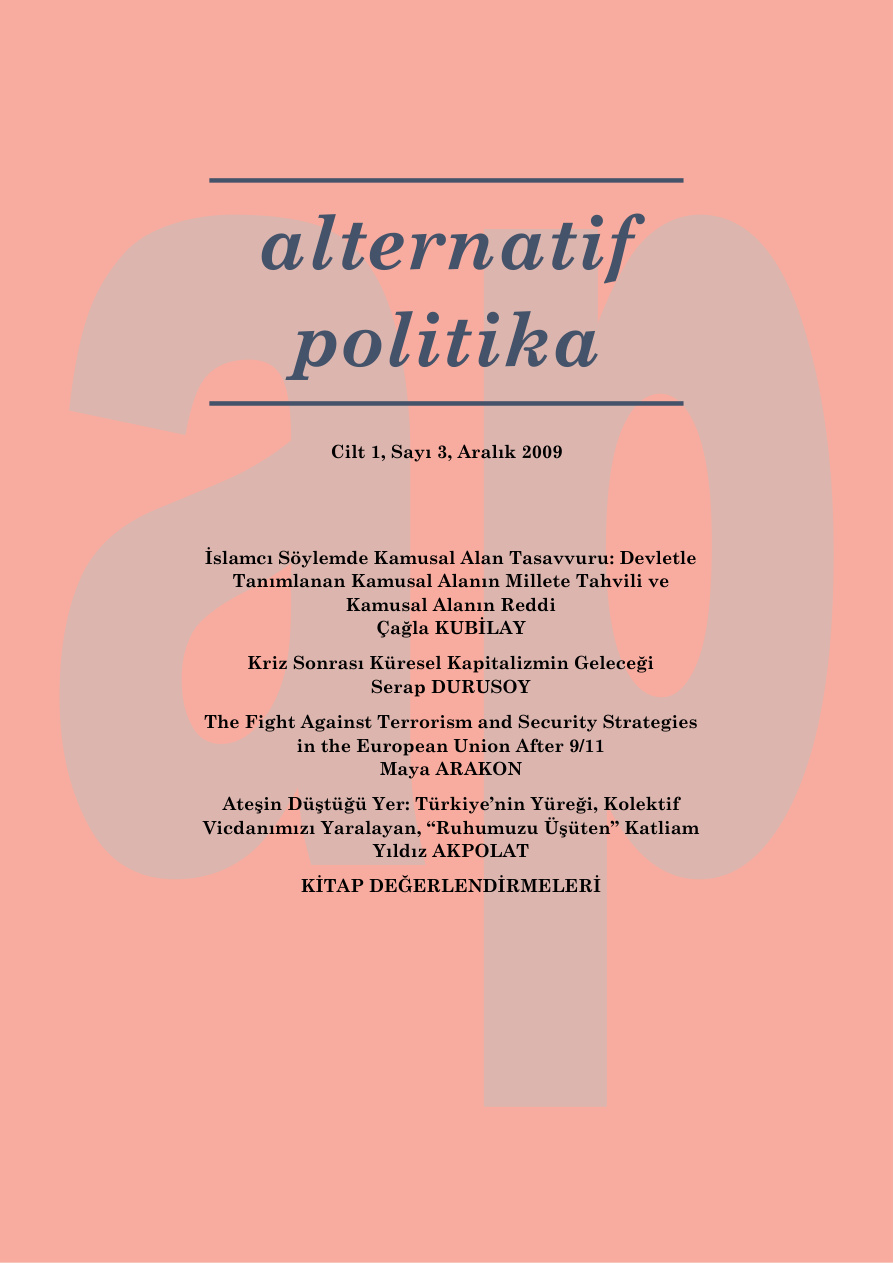 Alternatif Politika Cilt 01 Sayı 3 Aralık 2009 PDF İndir – Kolektif