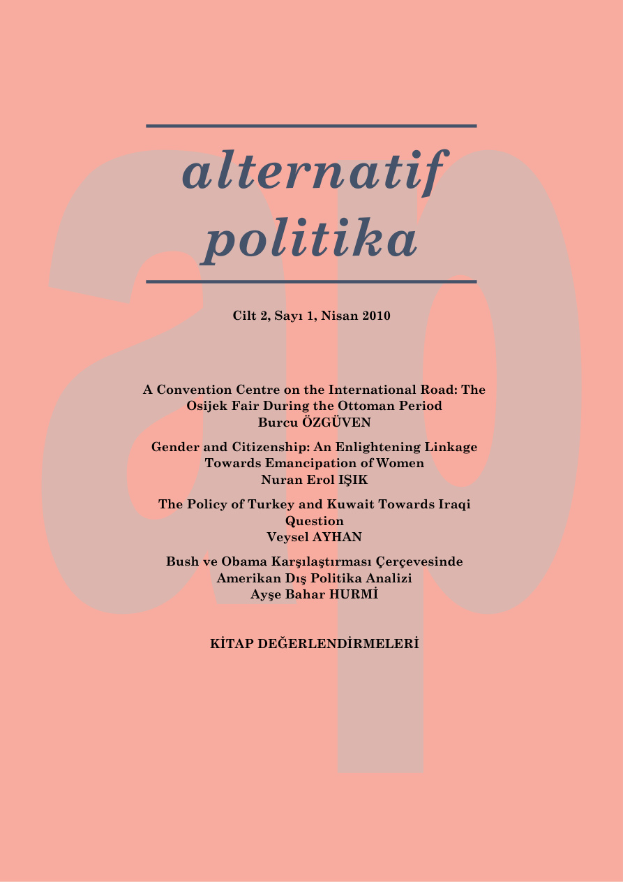 Alternatif Politika Cilt 02 Sayı 1 Nisan 2010  PDF İndir – Kolektif