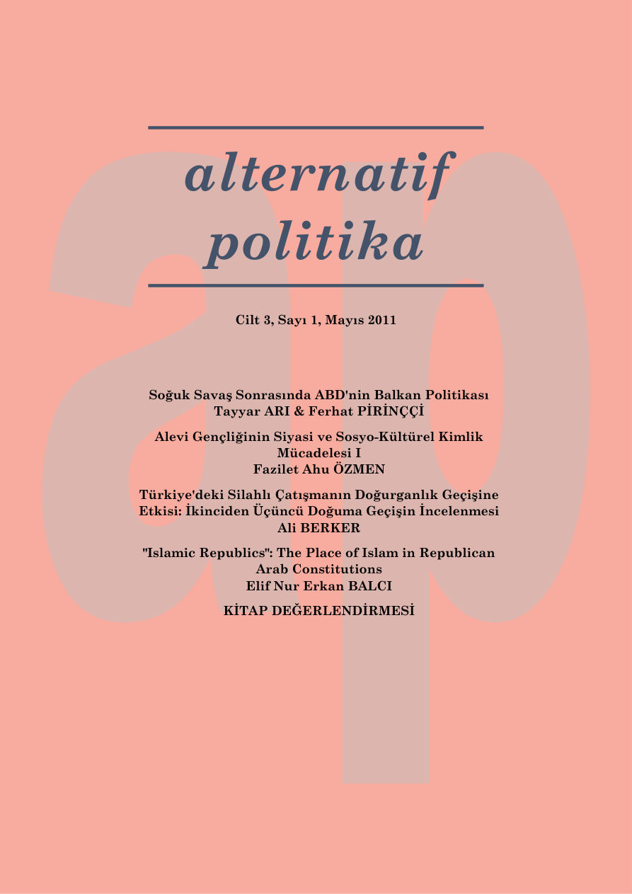 Alternatif Politika Cilt 03 Sayı 1 Mayıs 2011 PDF İndir – Kolektif