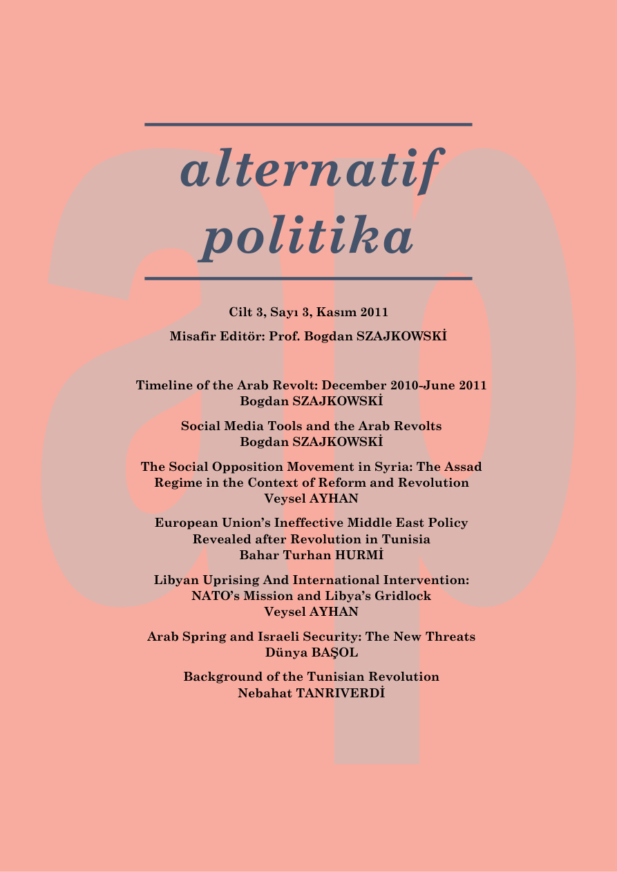 Alternatif Politika Cilt 03 Sayı 3 Kasım 2011 PDF İndir – Kolektif