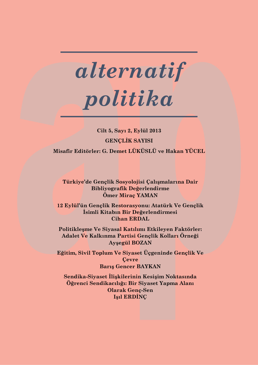 Alternatif Politika Cilt 05 Sayı 2 Eylül 2012 PDF İndir – Kolektif