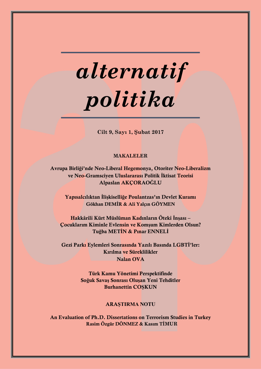 Alternatif Politika Cilt 09 Sayı 1 Şubat 2017 PDF İndir – Kolektif