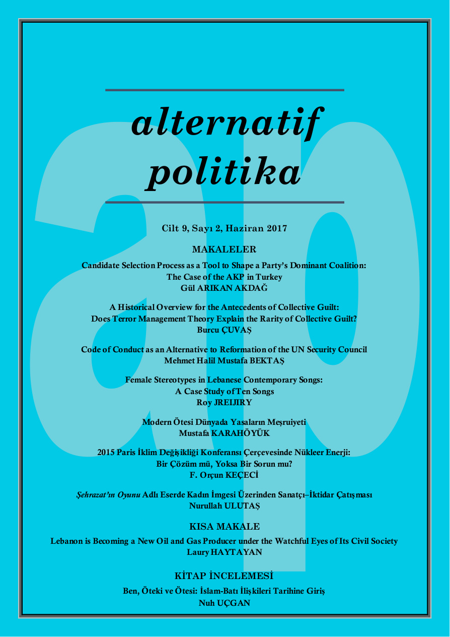 Alternatif Politika Cilt 09 Sayı 2 Haziran 2017 PDF İndir – Kolektif