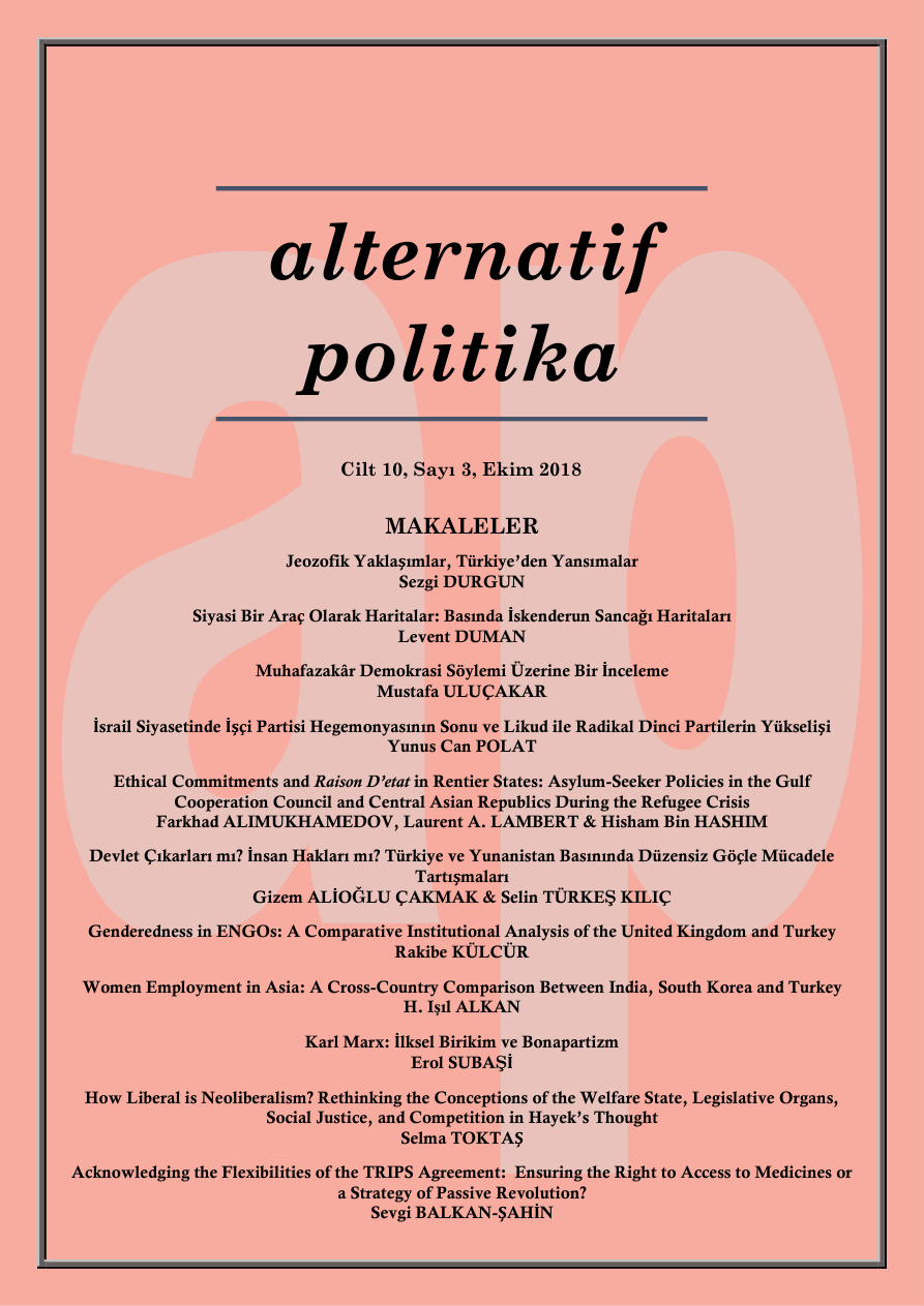 Alternatif Politika Cilt 10 Sayı 3 Ekim 2018 PDF İndir – Kolektif