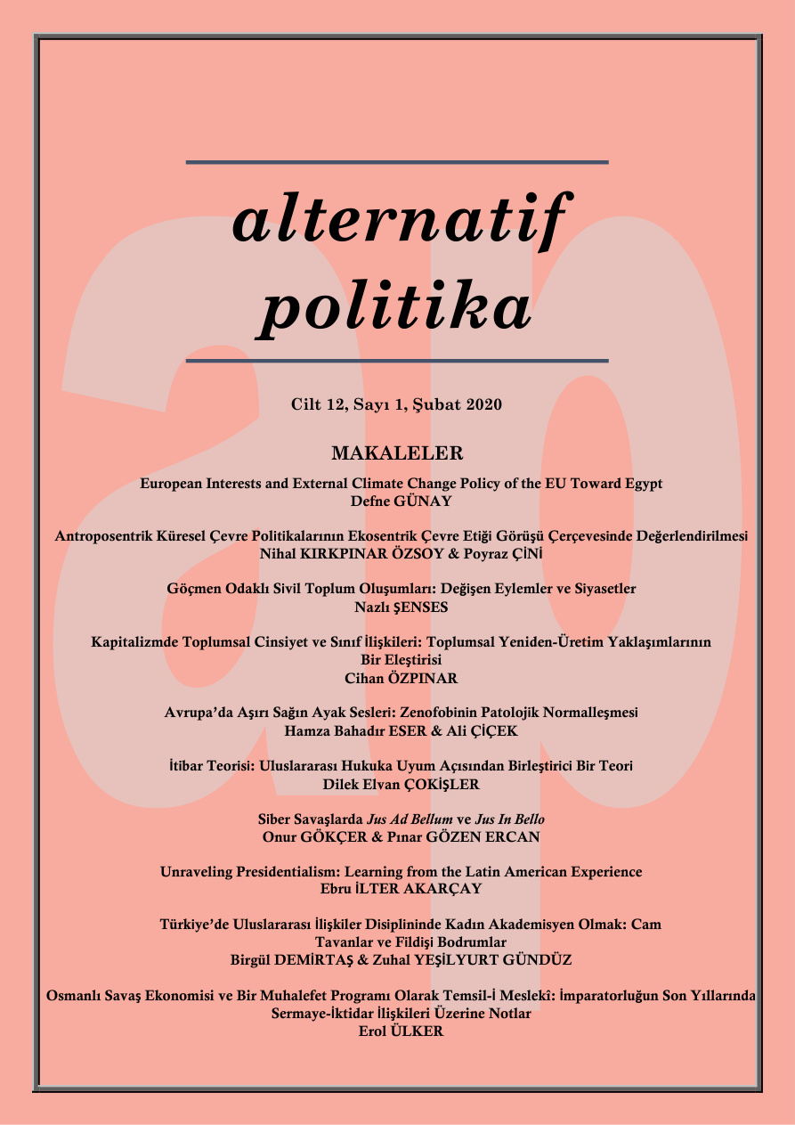 Alternatif Politika Cilt 12 Sayı 1 Şubat 2020 PDF İndir – Kolektif