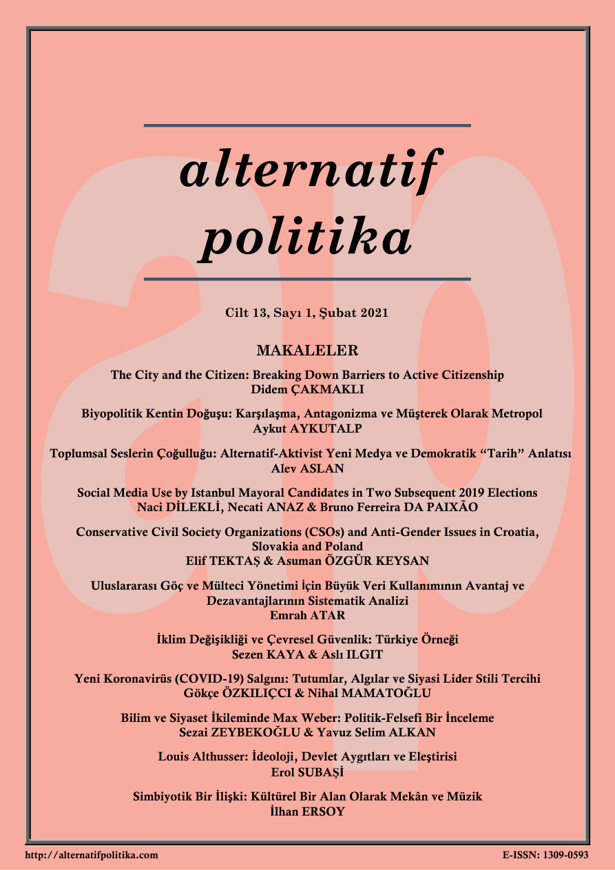 Alternatif Politika Cilt 13 Sayı 1 Şubat 2021 PDF İndir – Kolektif