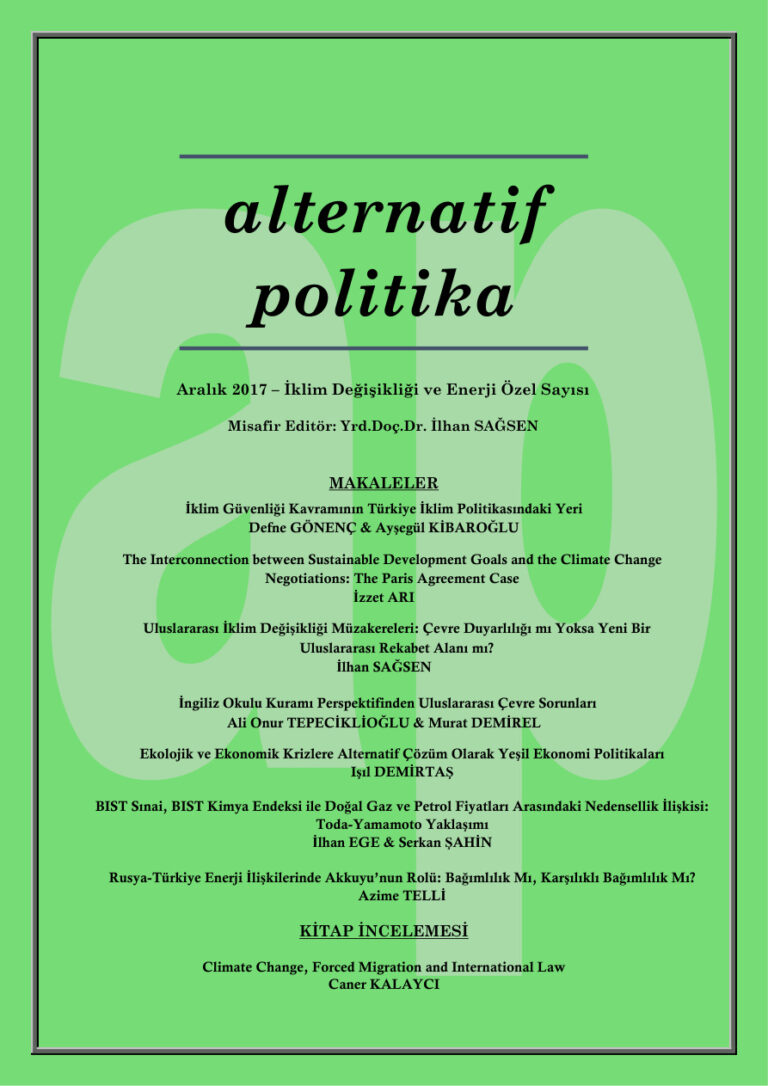 Alternatif Politika Özel Sayı Sayı 28 Aralık 2017 Kitap Kapağı
