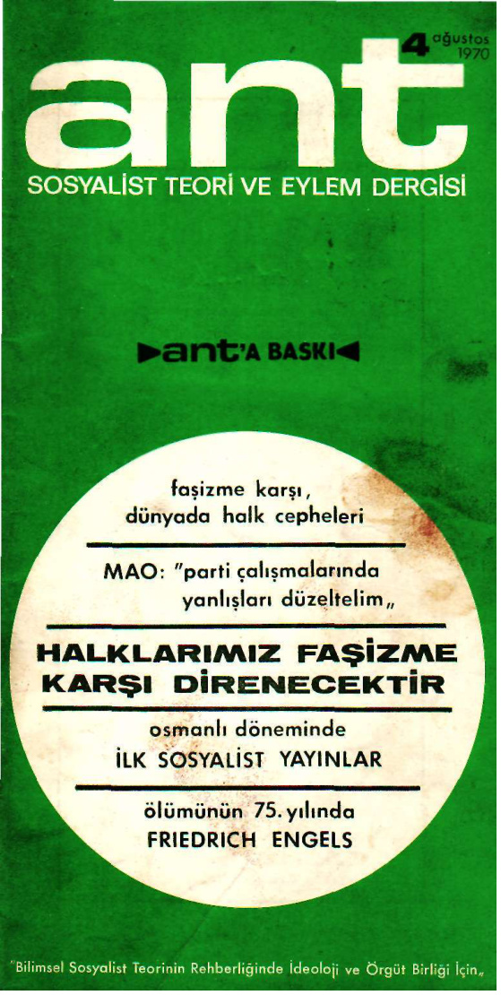 Ant Sosyalist Teori ve Eylem Dergisi Sayı 04 PDF İndir – Doğan Özgüden
