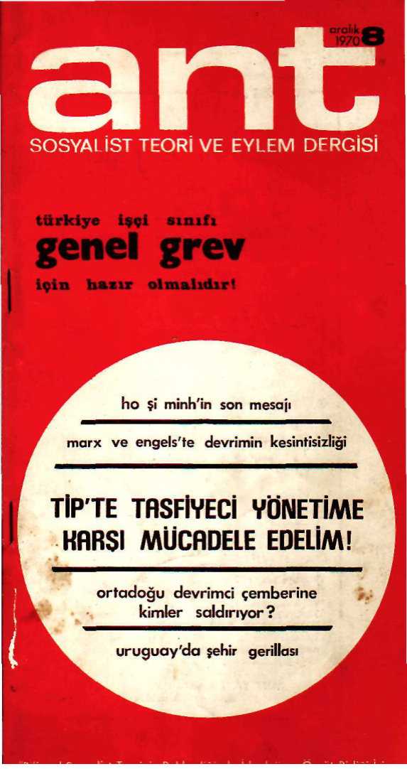 Ant Sosyalist Teori ve Eylem Dergisi Sayı 08 PDF İndir – Doğan Özgüden