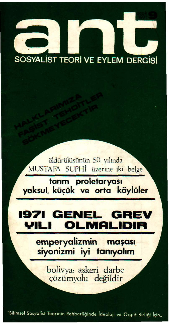 Ant Sosyalist Teori ve Eylem Dergisi Sayı 09 PDF İndir – Doğan Özgüden