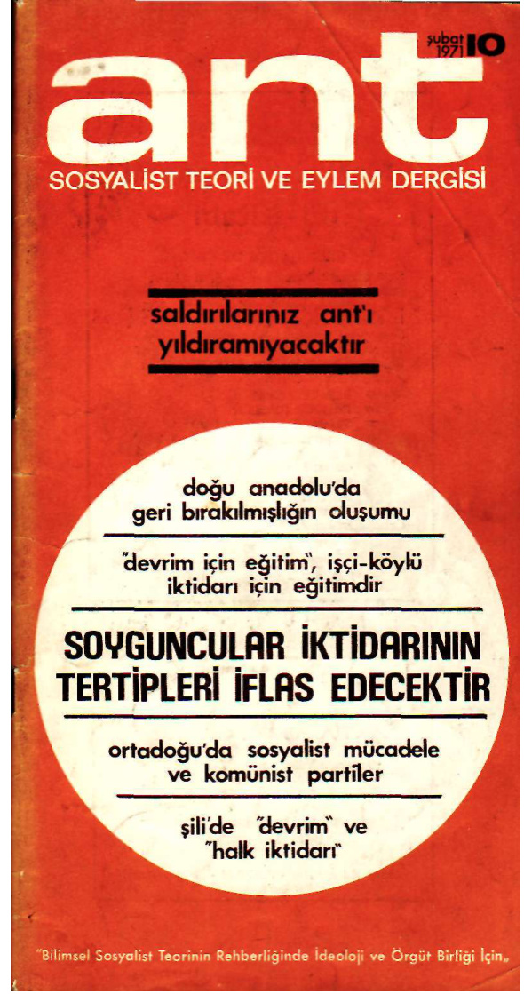 Ant Sosyalist Teori ve Eylem Dergisi Sayı 10 PDF İndir – Doğan Özgüden