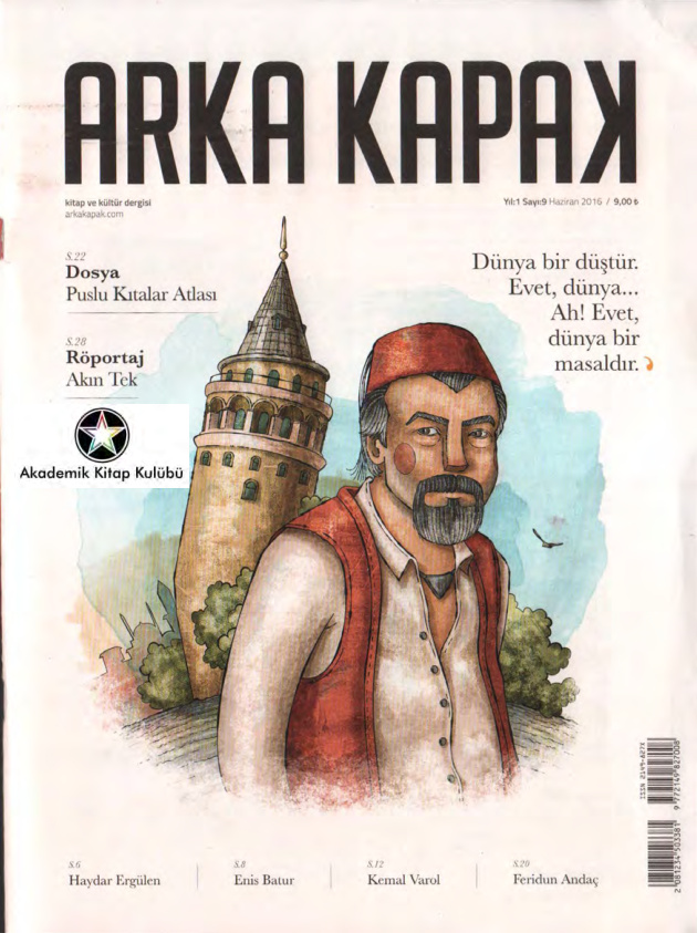 Arka Kapak Sayı 09 Haziran 2016 PDF İndir – Kolektif