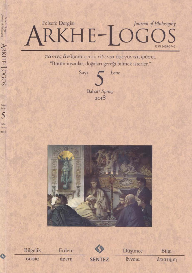 Arkhe-Logos Sayı 005 Bahar 2018 PDF İndir – Kolektif