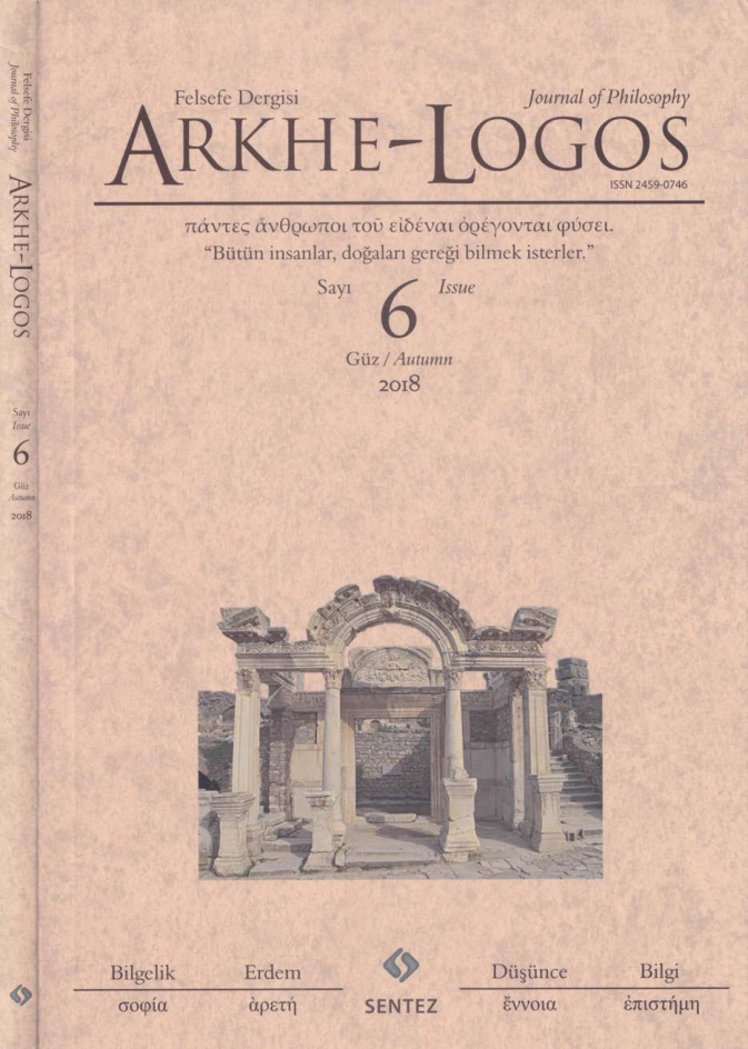 Arkhe-Logos Sayı 006 Güz 2018 PDF İndir – Kolektif