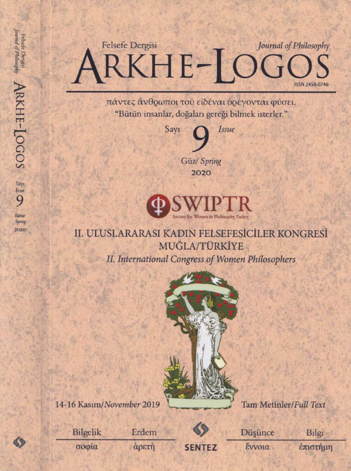 Arkhe-Logos Sayı 009 Bahar 2020 PDF İndir – Kolektif