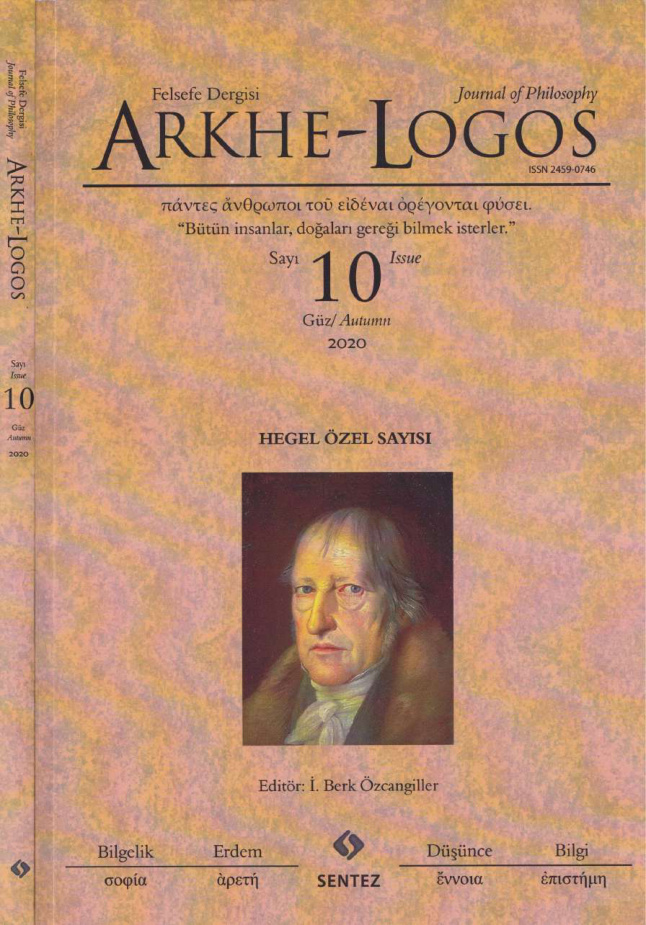 Arkhe-Logos Sayı 010 Güz 2020 PDF İndir – Kolektif