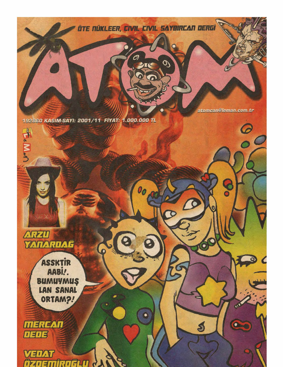 Atom 2001 Sayı 11 PDF İndir – Kolektif