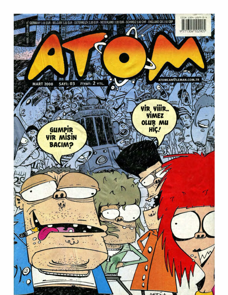 Atom 2008 Sayı 03 Kitap Kapağı