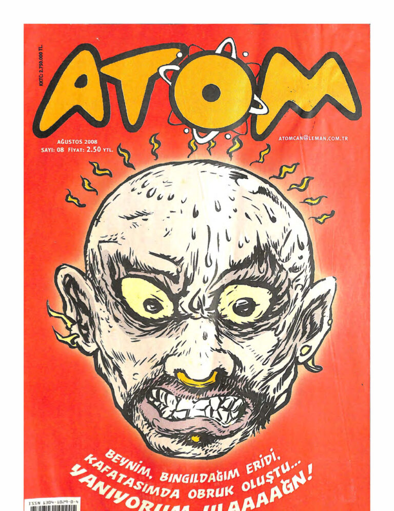 Atom 2008 Sayı 08 Kitap Kapağı