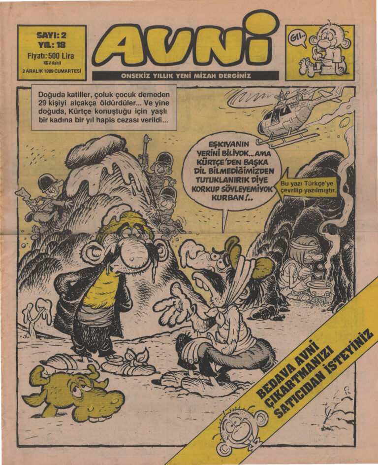 Avni Sayı 002 Kitap Kapağı