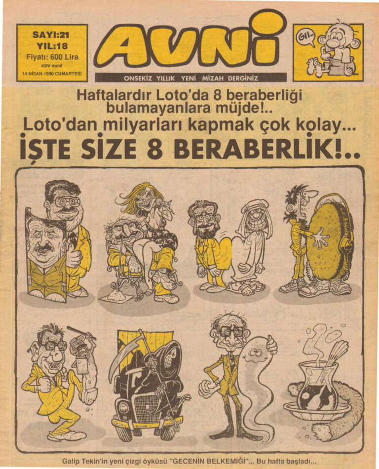 Avni Sayı 021 Kitap Kapağı