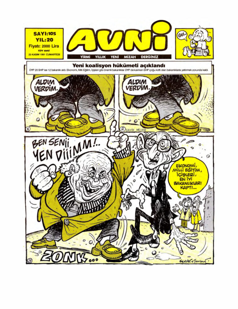 Avni Sayı 105 Kitap Kapağı