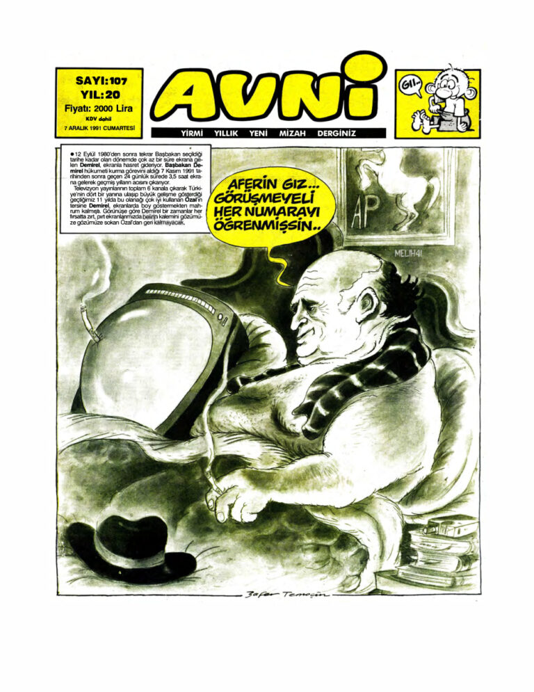 Avni Sayı 107 Kitap Kapağı