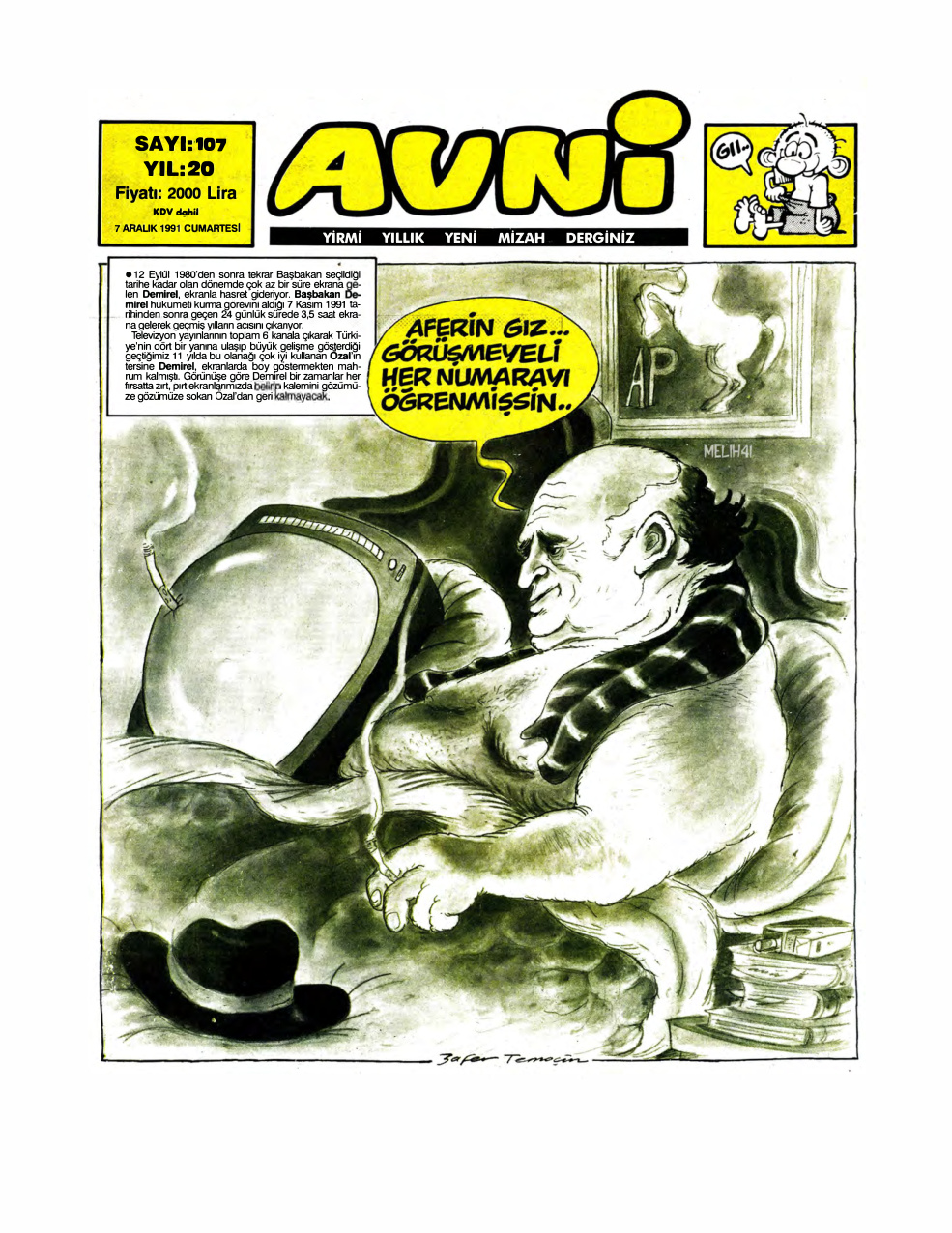 Avni Sayı 107 PDF İndir – Oğuz Aral