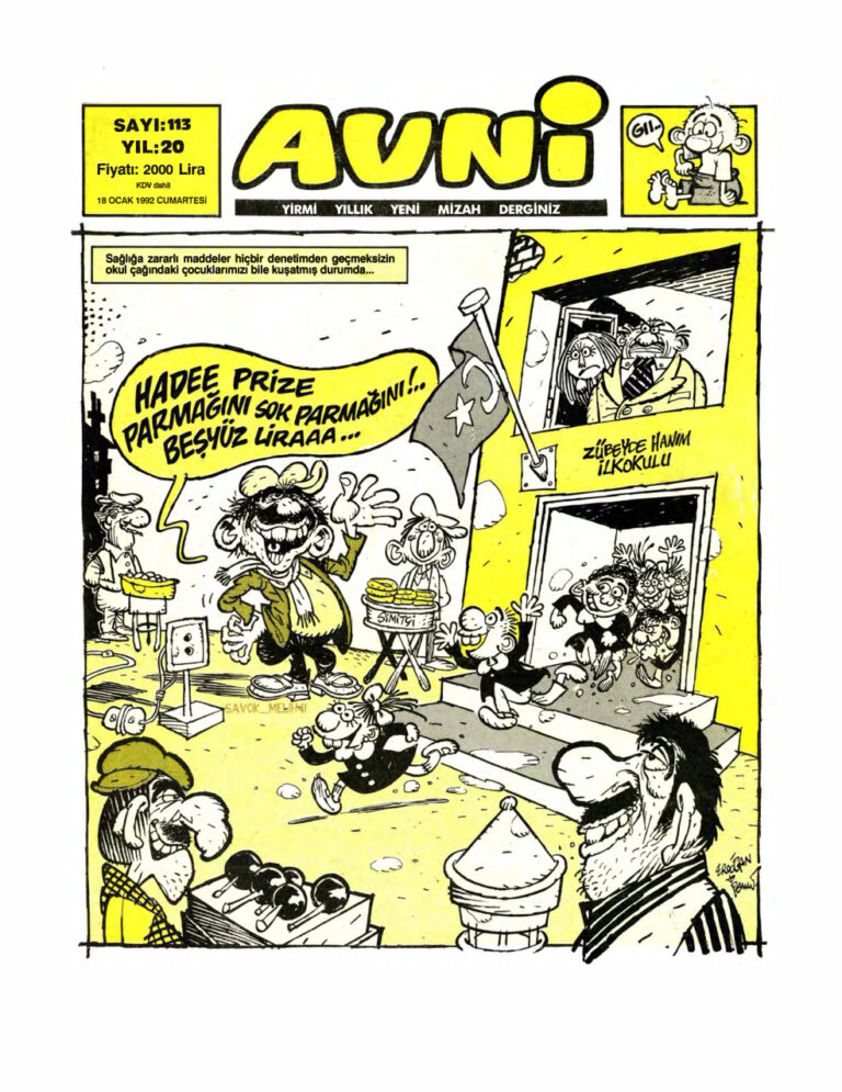 Avni Sayı 113 Kitap Kapağı