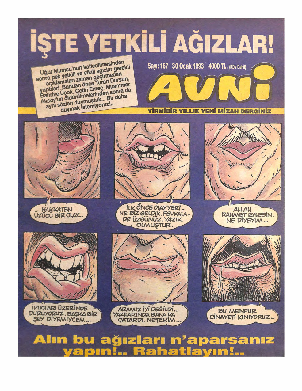 Avni Sayı 167 PDF İndir – Oğuz Aral